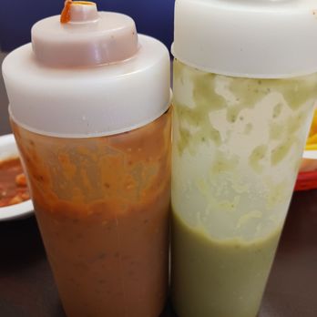 El Gallito - Now the real salsas. Both are heavy with garlic - a good thing - Mexican Near Me - Nampa, Idaho El Gallito - Now the real salsas. Both are heavy with garlic - a good thing - Mexican Near Me - Nampa, Idaho