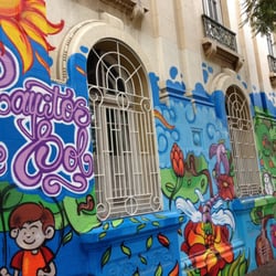 Jardín infantil Rayito de Sol - Mural del frontis