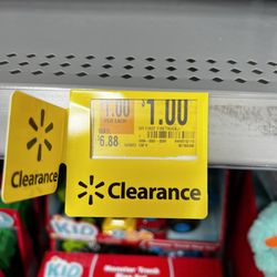 Says $1 but rings up at 6.88. Signs aren't accurate and they won't honor the price.
