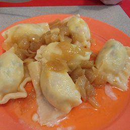 Loaded potato pierogies Loaded potato pierogies