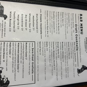 Frankenmuth Brewery - Cocktail menu - American Near Me - Frankenmuth, Michigan