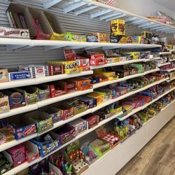 OMG Candy Store - Interior shelves of the store