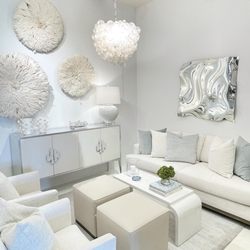 Bliss Home & Design - Neutral Modern Living Room at Bliss