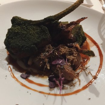 Il Santo Bevitore - Herb encrusted lamb with truffle sauce and shallots, honestly should be illegal - Italian Near Me - Florence, FI