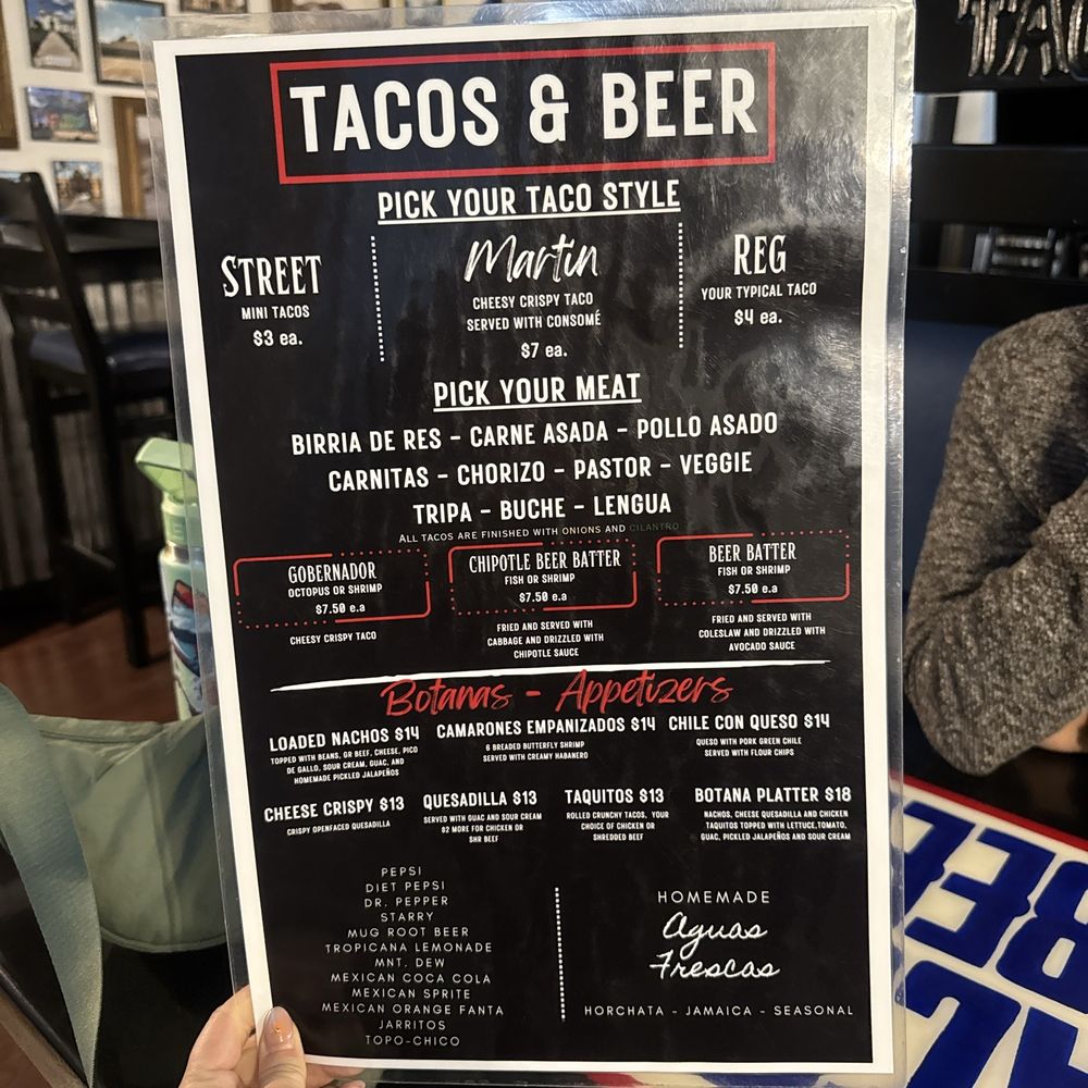 Tacos And Beer - Menu - Mexican Near Me - Montrose, Colorado Tacos And Beer - Menu - Mexican Near Me - Montrose, Colorado