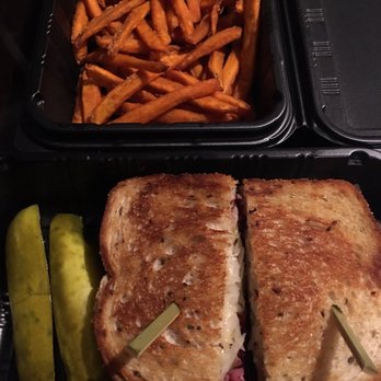 Backstage Deli - Rueben with sweet potatoes fries - Delis Near Me - Las Vegas, Nevada