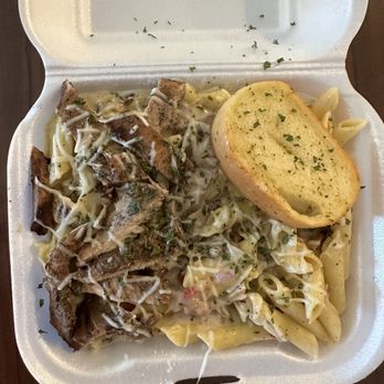 Big O’s Island Vybz - Jerk Chicken pasta - Caribbean Near Me - Pompano Beach, Florida