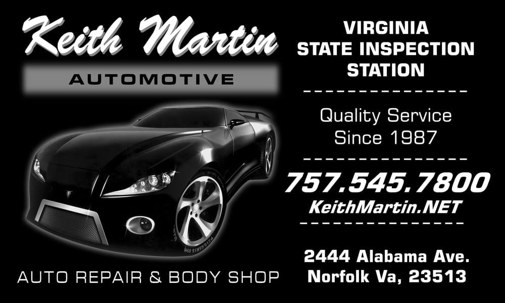 KEITH MARTIN AUTOMOTIVE Updated August 2024 2444 Alabama Ave
