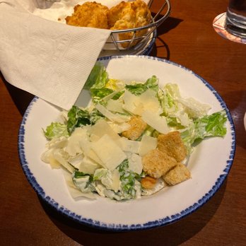 Red Lobster - Cesar salad and bread - Seafood Near Me - Tigard, Oregon