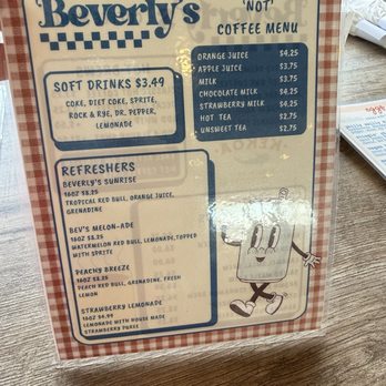 Beverly’s - Drink menu - Breakfast & Brunch Near Me - Gibraltar, Michigan Beverly’s - Drink menu - Breakfast & Brunch Near Me - Gibraltar, Michigan