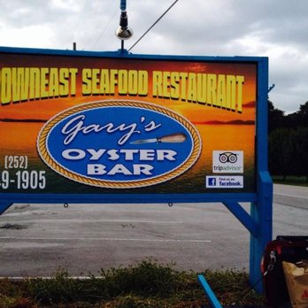 Gary's Down East Seafood - a sign for the restaurant - Seafood Near Me - Arapahoe, North Carolina Gary's Down East Seafood - a sign for the restaurant - Seafood Near Me - Arapahoe, North Carolina