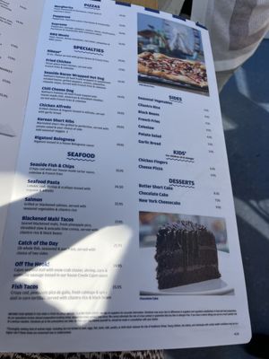 Menu photo 6 Seaside on the Pier Santa Monica, CA