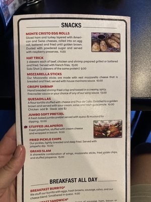 Menu photo 2 Bout Time Pub & Grub Layton, UT