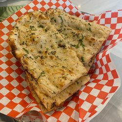 Om Cuisine Of India - Garlic Naan