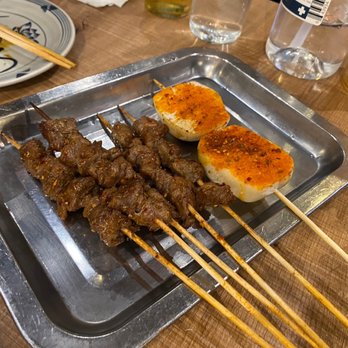 The Fish Man - Beef skewers and Chinese bun skewers - Seafood Near Me - Richmond, British Columbia