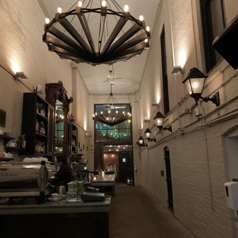 Iron Gate - walkway to the back patio dining area - New American Near Me - Washington, DC, District of Columbia
