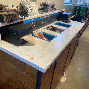 Starbucks - Messy drink station - Coffee & Tea Near Me - North Bend, Washington