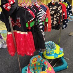 Baby Bees Consignment - Disney Rack and walkers.