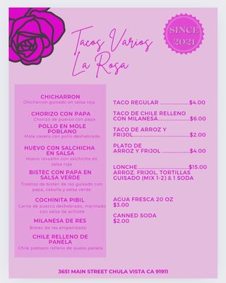 Menu photo 2 Menu photo 2
