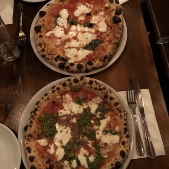 S Egidio - Back: Margherita, Front: Toscana (no mushrooms) - Pizza Near Me - Ridgewood, New Jersey