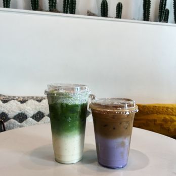 Cafe Mollie - Black sesame matcha latte + taro coffee - Coffee & Tea Near Me - Phoenix, Arizona Cafe Mollie - Black sesame matcha latte + taro coffee - Coffee & Tea Near Me - Phoenix, Arizona
