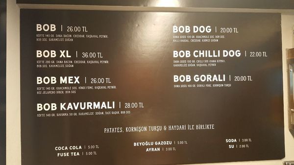 Menu photo 3 BOB Istanbul, 34