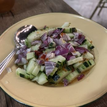Nidda Thai Cuisine - Cucumber Salad - Thai Near Me - Houston, Texas Nidda Thai Cuisine - Cucumber Salad - Thai Near Me - Houston, Texas