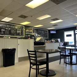 The Morning Brew Coffee Shop - Large space with lots of indoor seating