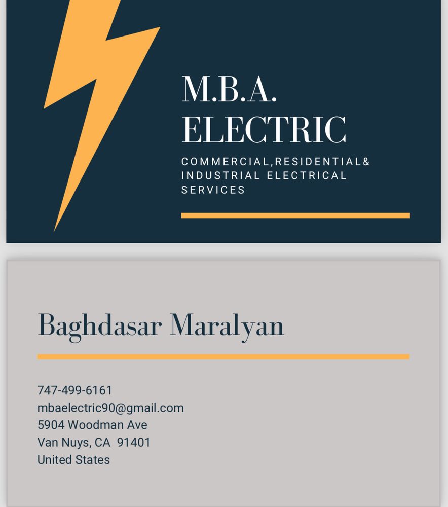 Slide of M.B.A Electric