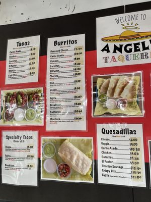 Menu photo 1 Angel's Taqueria Portland, OR Menu photo 1 Angel's Taqueria Portland, OR