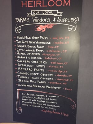Menu photo 7 Heirloom New Haven, CT