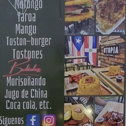Utopia Food Truck - Menu