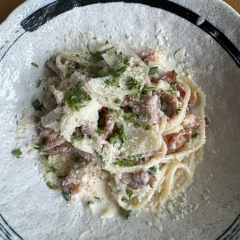 Brava Garden Eatery - Spaghetti Carbonara - Wine Bars Near Me - Pleasanton, California Brava Garden Eatery - Spaghetti Carbonara - Wine Bars Near Me - Pleasanton, California