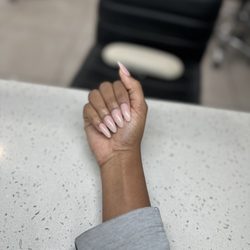 Mimosa Nails and Waxing - Classy almond set