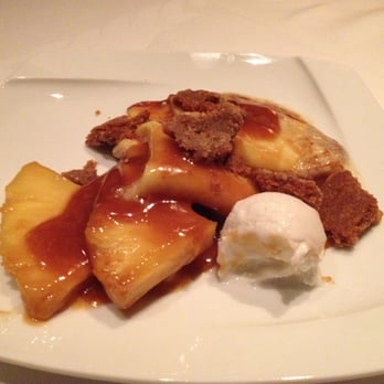 Gary Danko - Flambéed Pineapples with Mascarpone Filled Crèpes, Graham Cracker-Pecan Streusel and Coconut Sorbet - New American Near Me - San Francisco, California Gary Danko - Flambéed Pineapples with Mascarpone Filled Crèpes, Graham Cracker-Pecan Streusel and Coconut Sorbet - New American Near Me - San Francisco, California