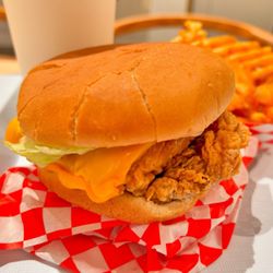 Wallace Chicken - So which one will you choose? You look so confused Deluxe Chicken Sandwich Combo from #wallacechicken