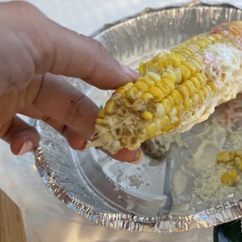 Lourdes Mexican Grill - This is how the corn came. Exactly like this. - Mexican Near Me - Oyster Bay, New York Lourdes Mexican Grill - This is how the corn came. Exactly like this. - Mexican Near Me - Oyster Bay, New York