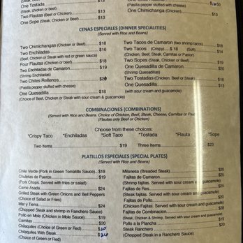4 Caminos Restaurant - Menu - Mexican Near Me - Oakland, California