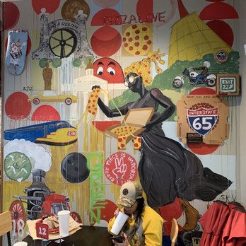 Donatos Pizza - Cool painting on the wall at the main entrance - Pizza Near Me - Bowling Green, Kentucky Donatos Pizza - Cool painting on the wall at the main entrance - Pizza Near Me - Bowling Green, Kentucky