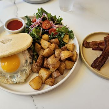 Gram Cafe & Pancakes - Wagyu Beef Burger Pancakes - Pancakes Near Me - Irvine, California Gram Cafe & Pancakes - Wagyu Beef Burger Pancakes - Pancakes Near Me - Irvine, California