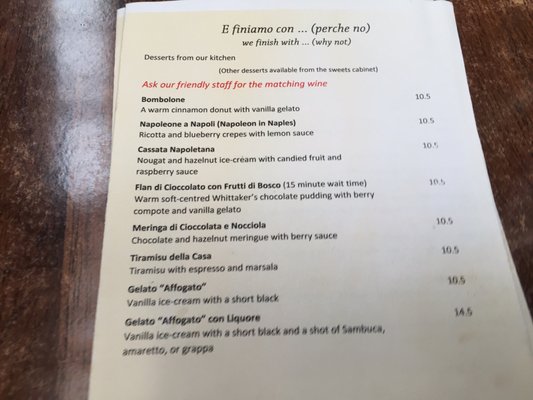 Menu photo 6 La Bella Italia Petone, WGN Menu photo 6 La Bella Italia Petone, WGN