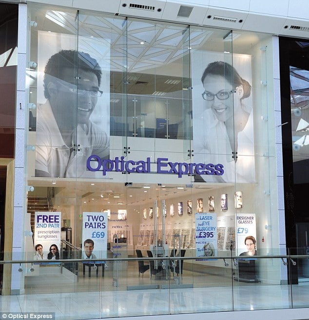 OPTICAL EXPRESS WHITE ROSE LEEDS Dewsbury Road, Leeds, West Yorkshire