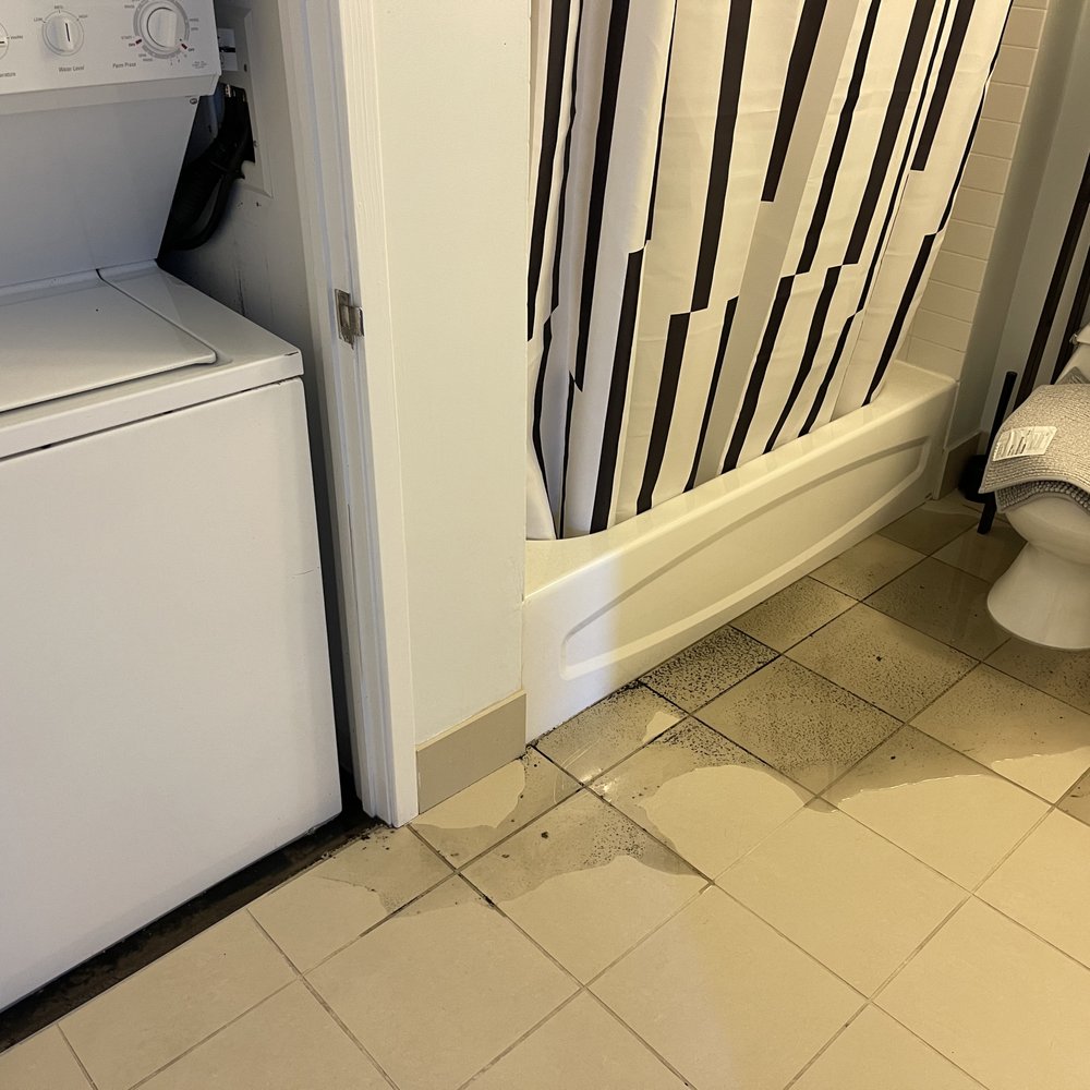 Third Square Apartments - The drainpipe for the washer overflowed three times and flooded the bathroom with dirty water. - Apartments Near Me - Cambridge, Massachusetts Third Square Apartments - The drainpipe for the washer overflowed three times and flooded the bathroom with dirty water. - Apartments Near Me - Cambridge, Massachusetts