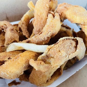 The Money Pit Drive Thru - Onion rings. A different type of batter than I'm used to... - Fast Food Near Me - San Marcos, California The Money Pit Drive Thru - Onion rings. A different type of batter than I'm used to... - Fast Food Near Me - San Marcos, California