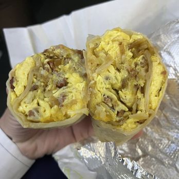 YLS Bakery & Cafe - Departure Bacon Breakfast Burrito - Donuts Near Me - El Segundo, California YLS Bakery & Cafe - Departure Bacon Breakfast Burrito - Donuts Near Me - El Segundo, California