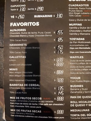 Menu photo 1 Havanna Mar de Ajó, C