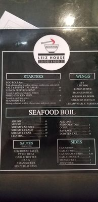 Menu photo 7 Leiz House Seafood & Noodle Redding, CA