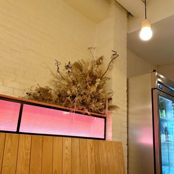 Wynona - a table with a plant on top of it - Italian Near Me - Toronto, Ontario Wynona - a table with a plant on top of it - Italian Near Me - Toronto, Ontario