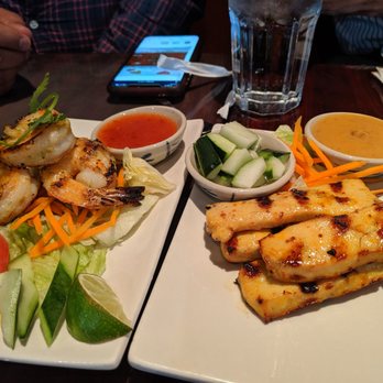 T Thai - Shrimp app and Chicken skewers - Thai Near Me - Hoboken, New Jersey T Thai - Shrimp app and Chicken skewers - Thai Near Me - Hoboken, New Jersey