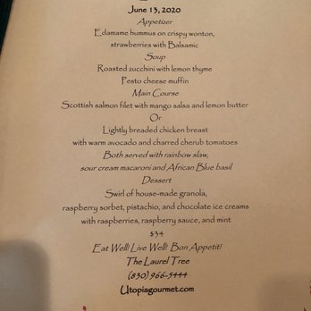 The Laurel Tree - Salad Near Me - Utopia, Texas